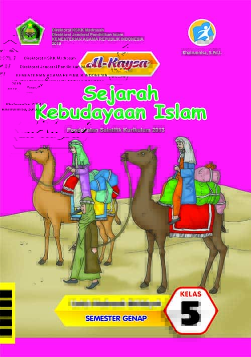 Cover Buku Buku Pengayaan AL-KAYSA Genap Sejarah Kebudayaan Islam Kelas V | CV. Grafika Dua Tujuh